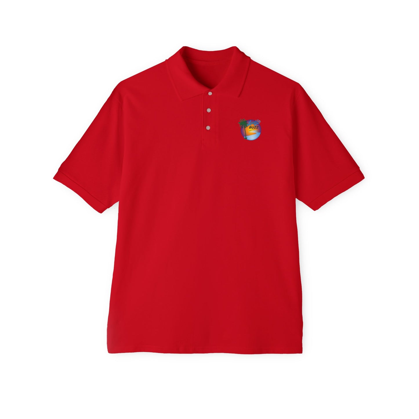 Laughlin Buzz Men's Piqué Polo Shirt