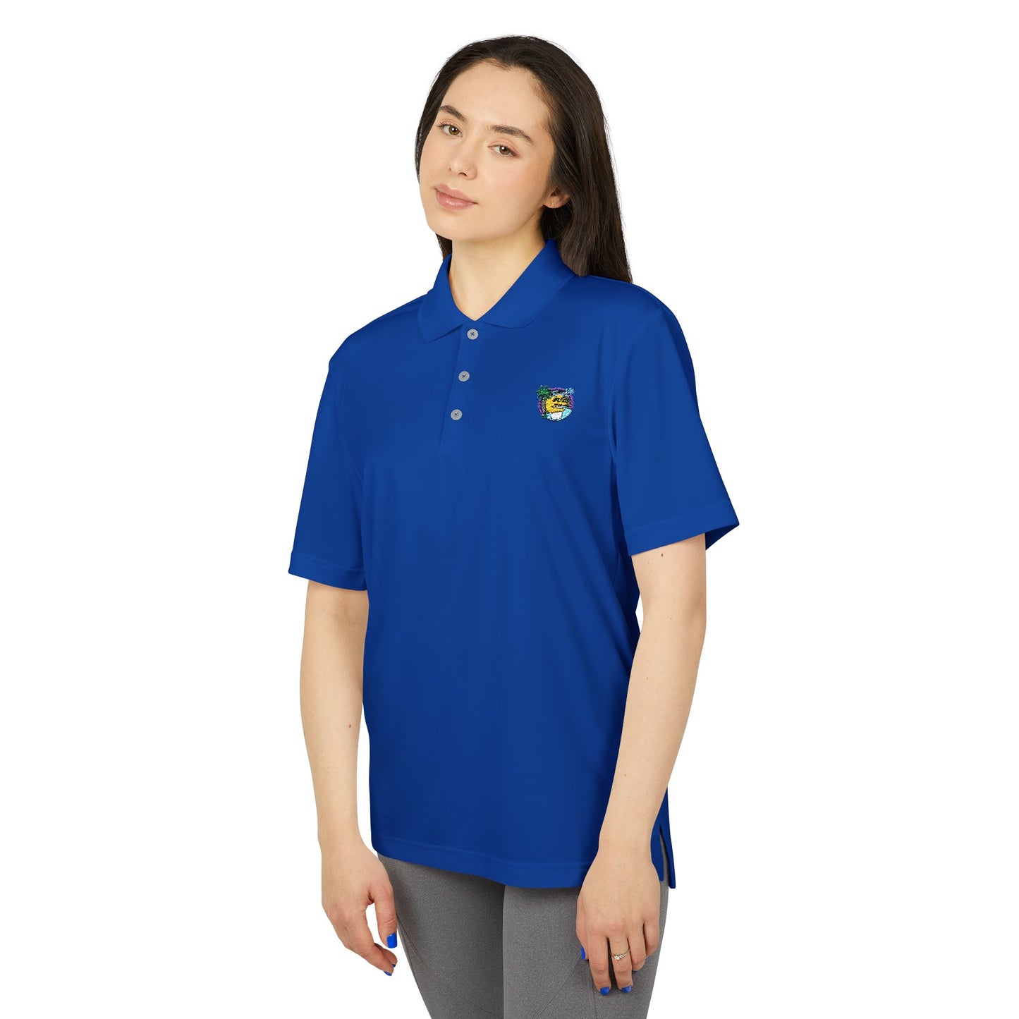 Embroidered adidas Unisex Performance Polo