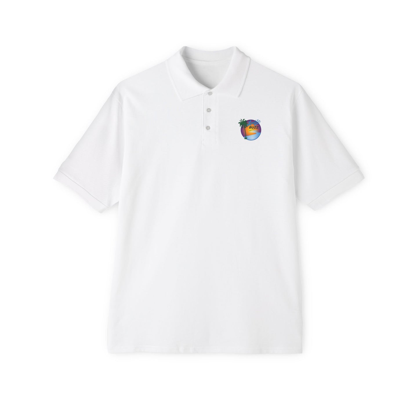 Laughlin Buzz Men's Piqué Polo Shirt