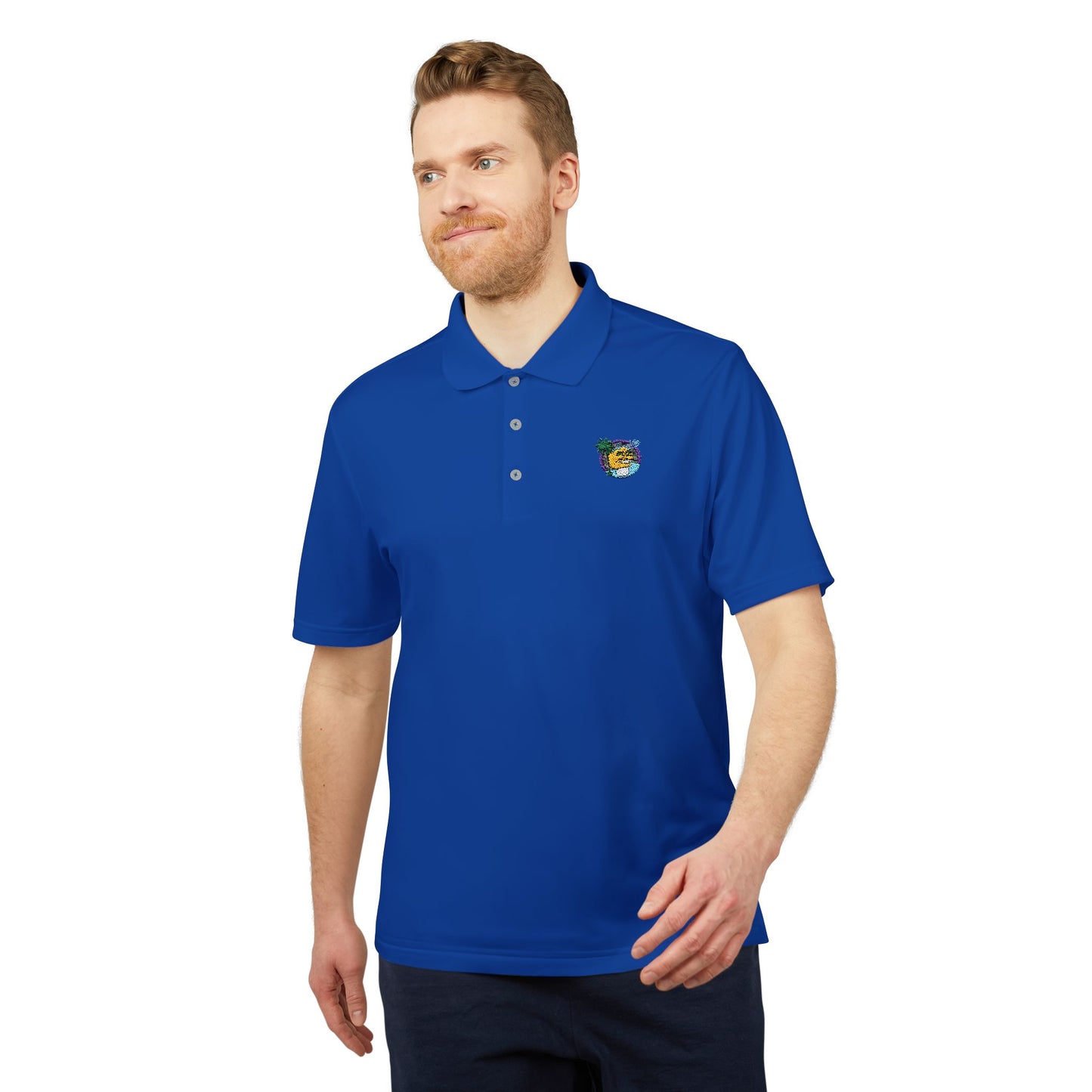 Embroidered adidas Unisex Performance Polo