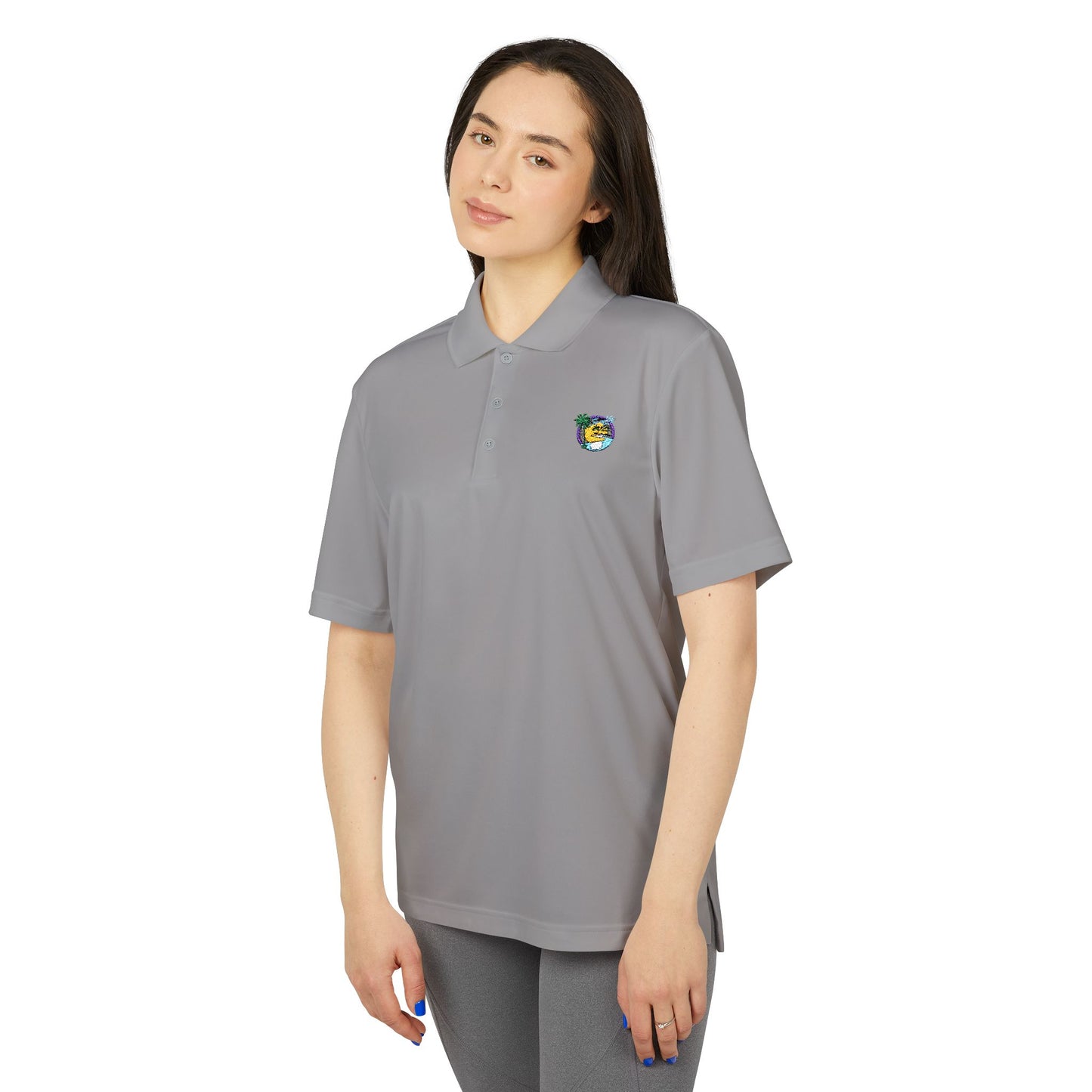 Embroidered adidas Unisex Performance Polo