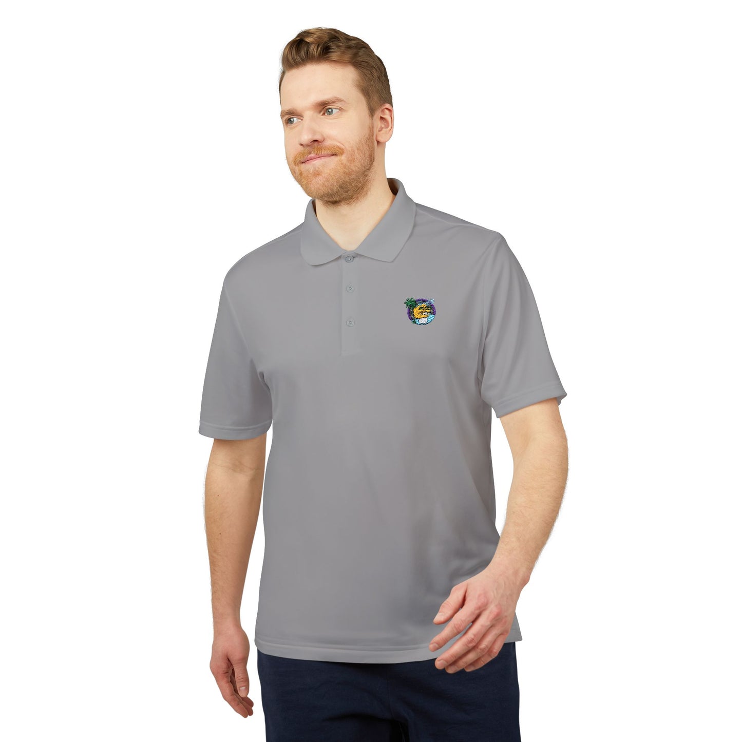 Embroidered adidas Unisex Performance Polo