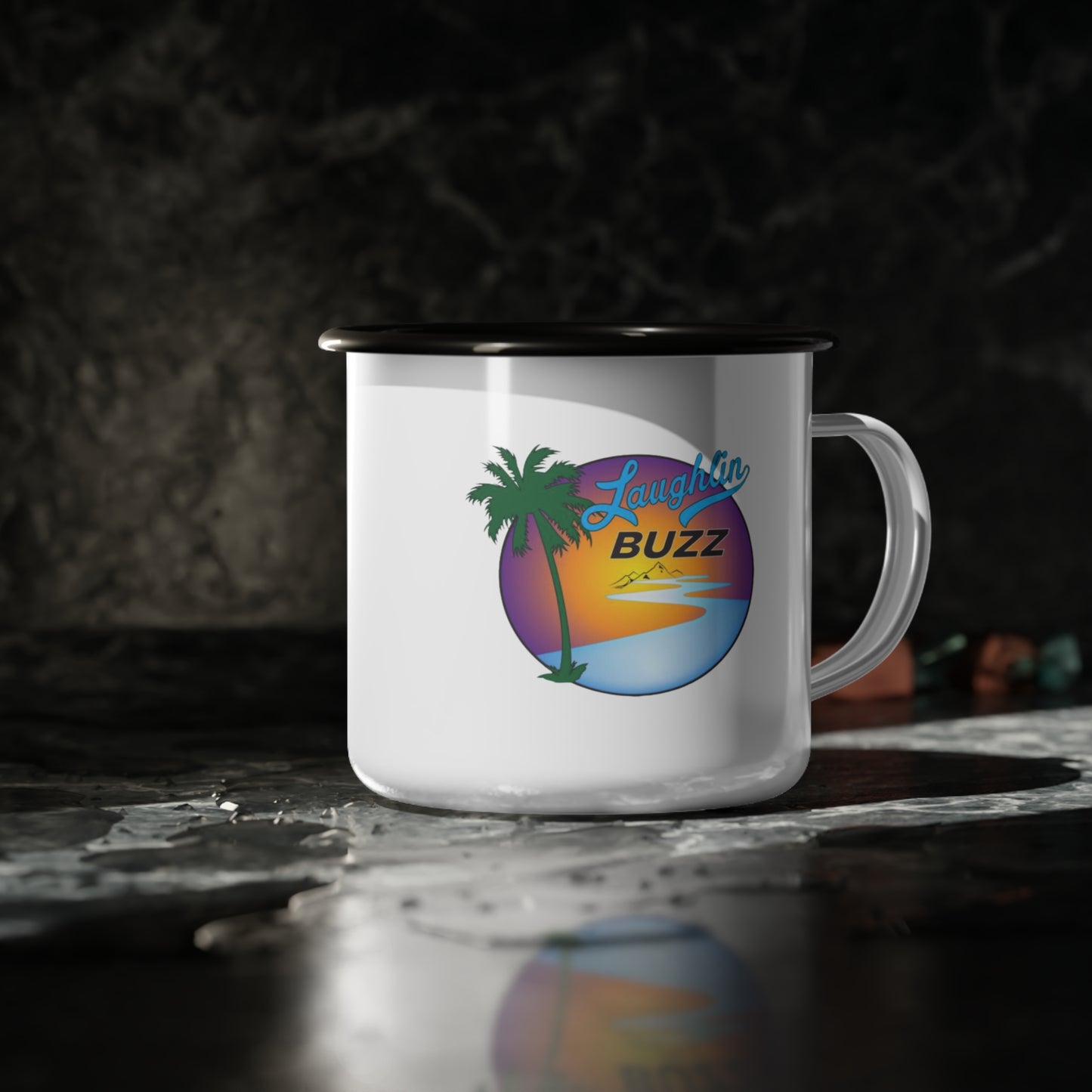 Laughlin Buzz Enamel Camp Cup