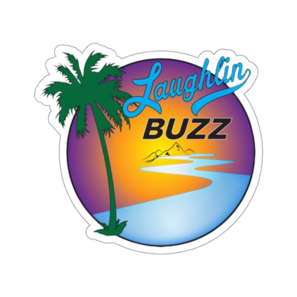 Laughlin Buzz Sticker