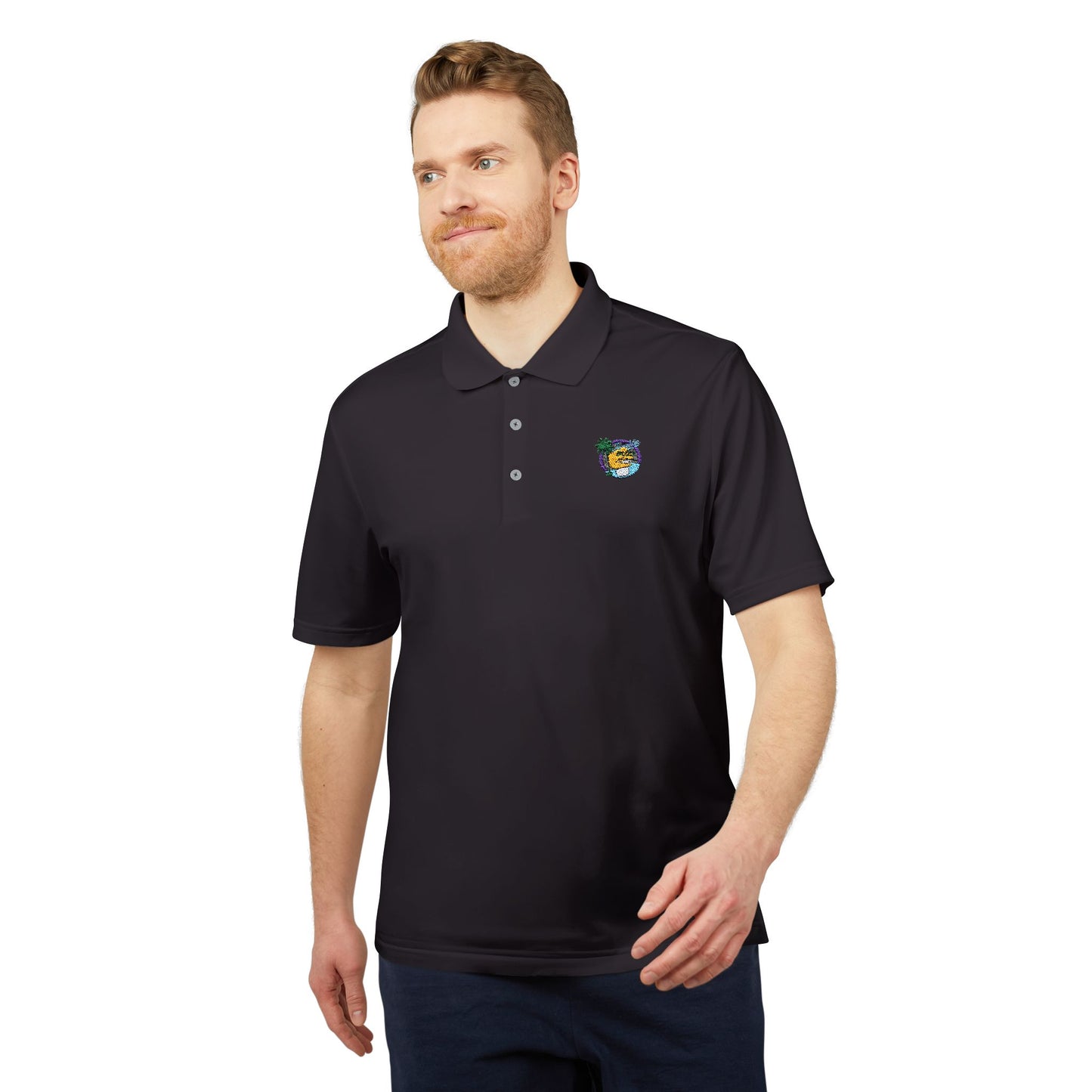 Embroidered adidas Unisex Performance Polo