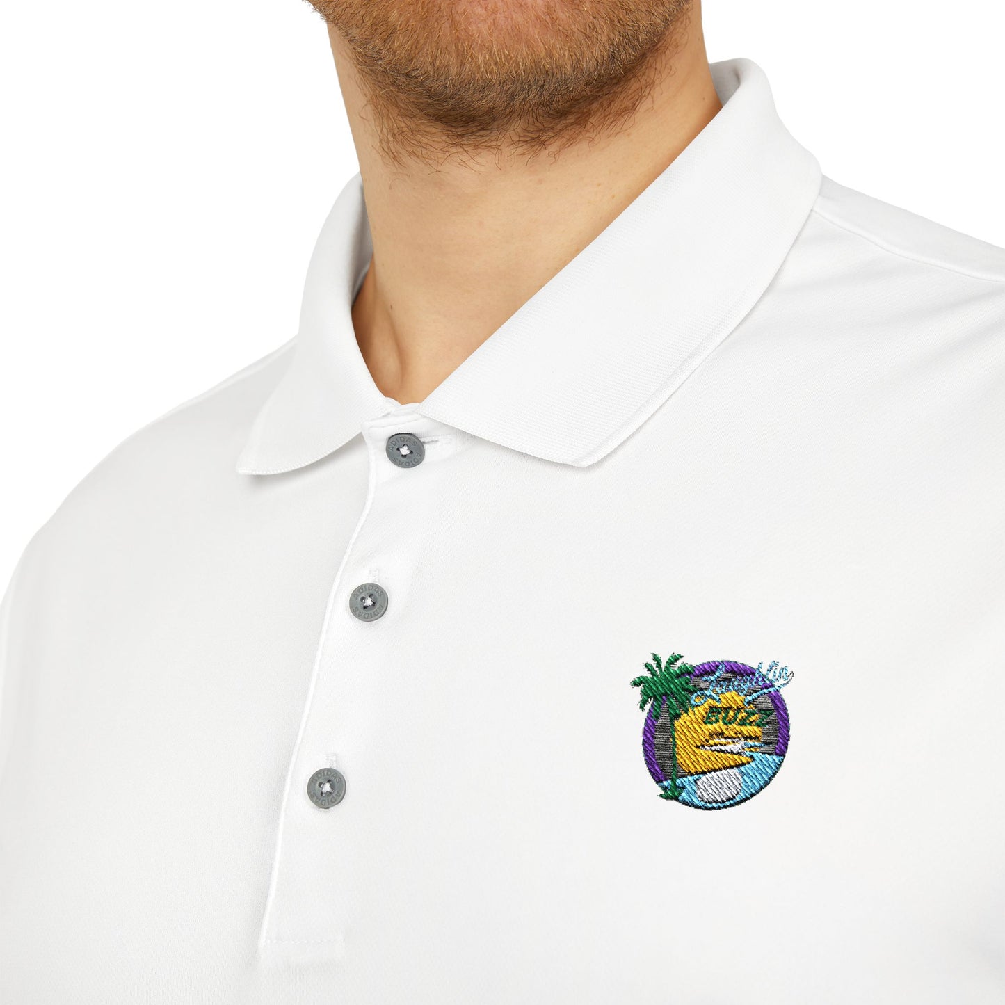 Embroidered adidas Unisex Performance Polo