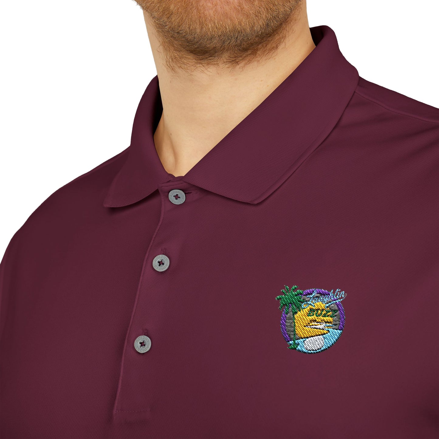 Embroidered adidas Unisex Performance Polo