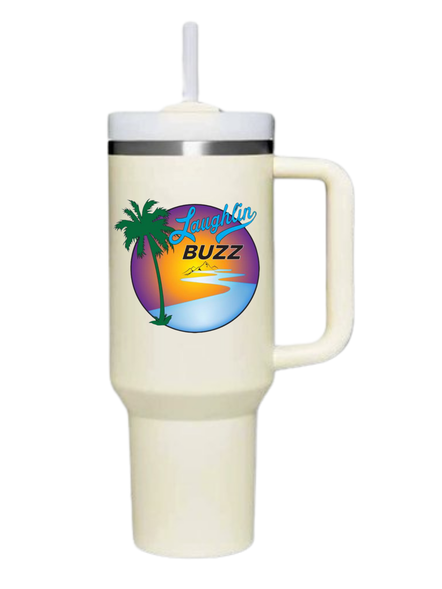 Laughlin Buzz Insulated Travel Mug, 40oz